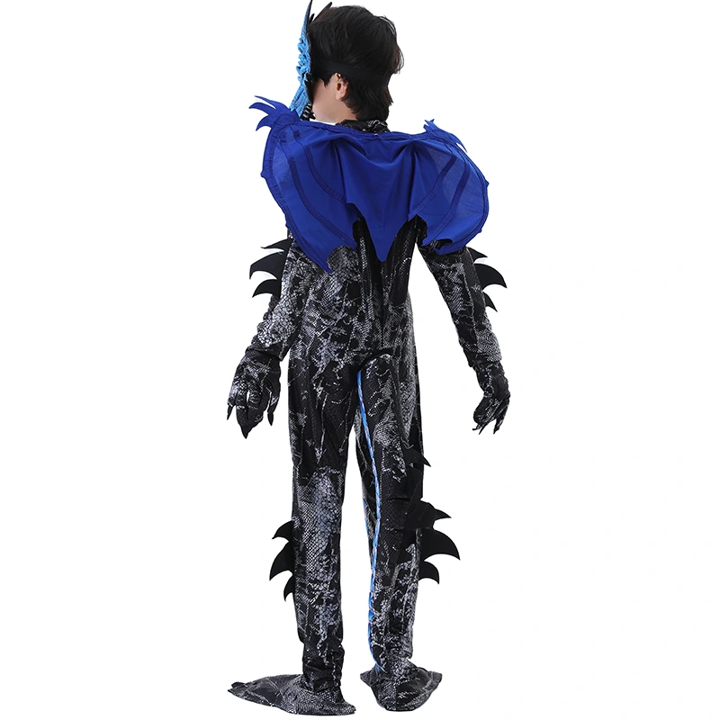 Kids Dragon Role Play Costume With Adjustable Fastenings
